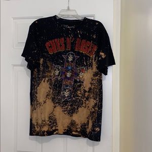 Bleached guns and roses t shirt